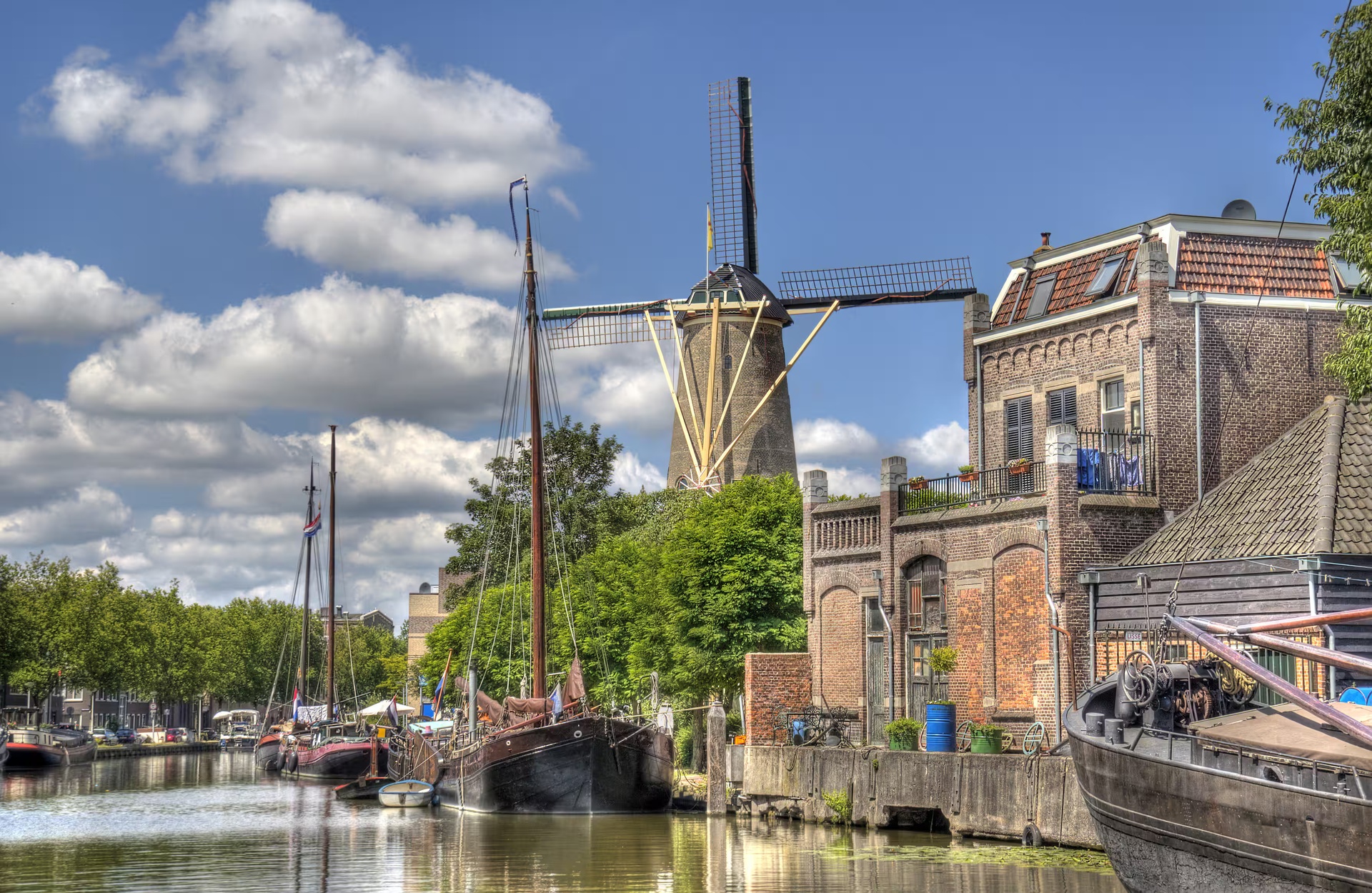 Boekhouder Gouda: stadsgezicht van Gouda